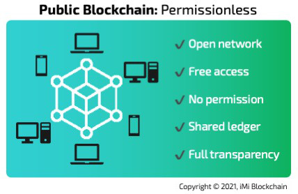 public blockchain permissionless type