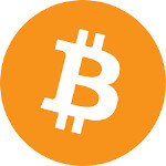 Bitcoin BTC Logo rund