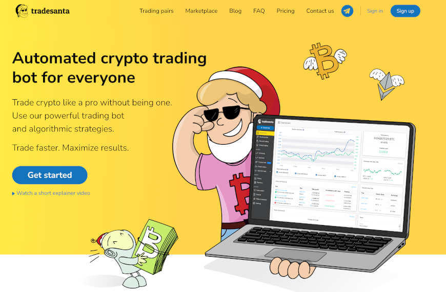 tradesanta automated crypto trading