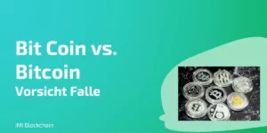 bit coin vs. Bitcoin Vorsicht Falle