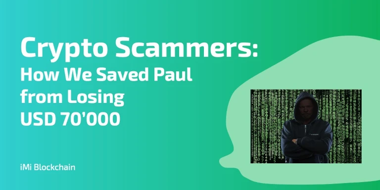 how iMi Blockchain saved Paul from losing money to crypto scammers
