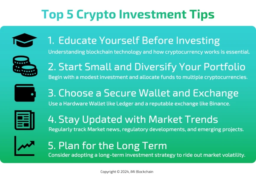 top 5 cryptocurrency investment tips